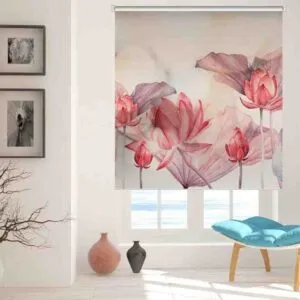elegant-floral-roller-blinds-in-UAE