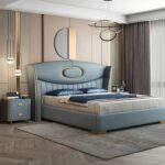 azure-dream-sky-blue-upholstered-bed-in-UAE
